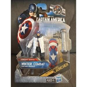 Marvel CAPTAIN AMERICA Winter Combat 4" Action Figure 2010 Hasbro Avengers H13